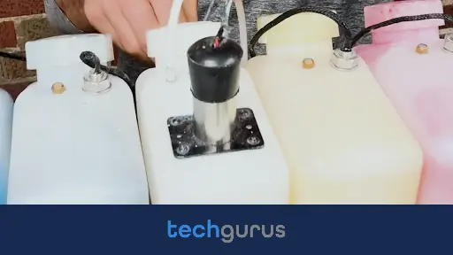Cleaning the White Ink Tank