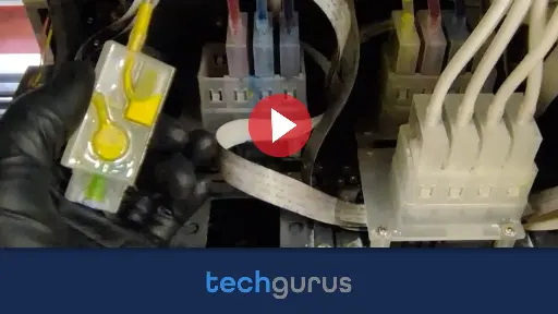 Flushing Ink system