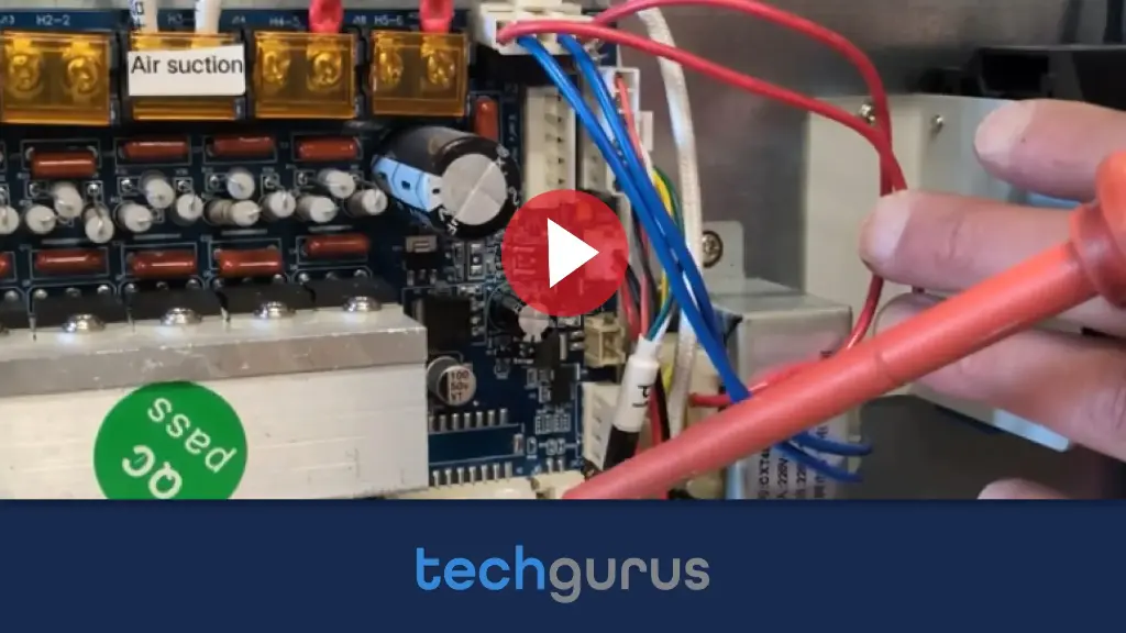 Replacing Dryer Board X5 - 5 Printhead System