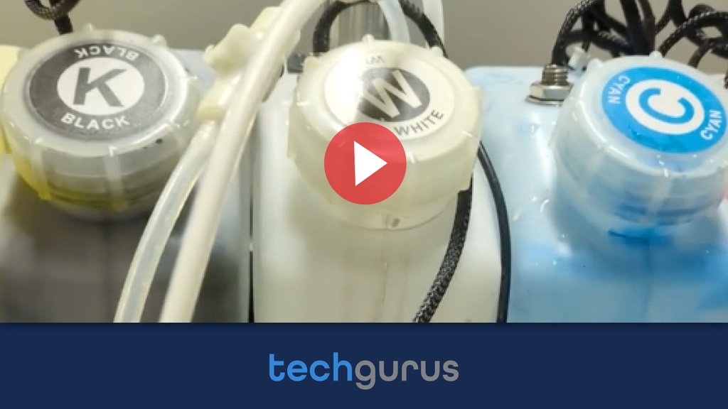 Cleaning the White Ink Tank