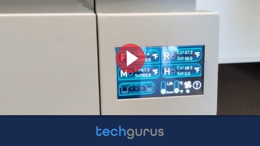 Lower Heat Vacuum Control Panel - 5 printhead unit